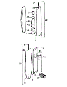 Outerbag parts for Hoover Upright Vacuum U4001 from AppliancePartsPros.com