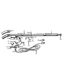 Handle parts for Hoover Upright Vacuum U4003 from AppliancePartsPros.com