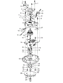 Motor Assembly parts for Hoover Upright Vacuum U4121 from AppliancePartsPros.com