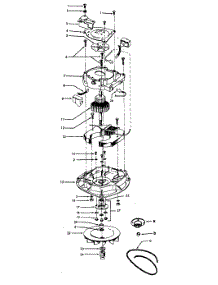 Motor Assembly parts for Hoover Upright Vacuum U4125 from AppliancePartsPros.com