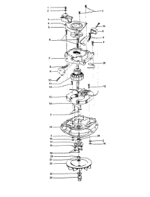 Motor Assembly parts for Hoover Upright Vacuum U4151 from AppliancePartsPros.com