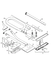 Cleaningtools parts for Hoover Upright Vacuum U4201 from AppliancePartsPros.com