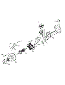 Motor Assembly parts for Hoover Upright Vacuum U4201 from AppliancePartsPros.com
