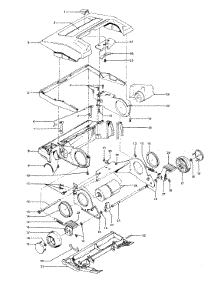 Mainbody, Hood parts for Hoover Upright Vacuum U4217 from AppliancePartsPros.com