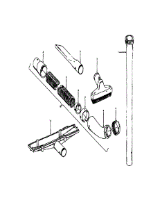Crevice Tools parts for Hoover Upright Vacuum U4245 from AppliancePartsPros.com
