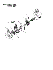 Motor Assembly parts for Hoover Upright Vacuum U4250 from AppliancePartsPros.com