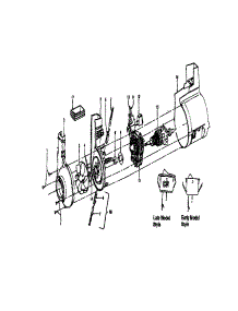 Motor parts for Hoover Upright Vacuum U4467 from AppliancePartsPros.com
