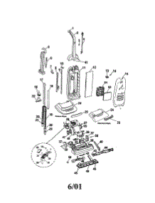 Caddy Vac parts for Hoover Upright Vacuum U5131920 from AppliancePartsPros.com