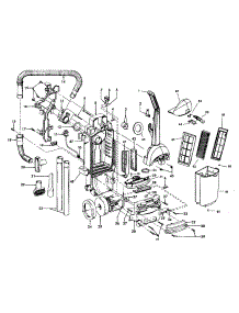 Motor, Handle, Hose, Outerbag parts for Hoover Upright Vacuum U5150-900 from AppliancePartsPros.com