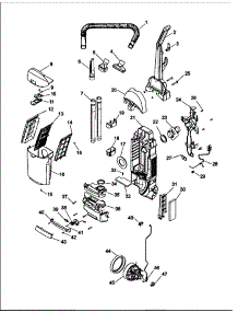 Main Body parts for Hoover Upright Vacuum U5155-900 from AppliancePartsPros.com