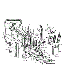 Main Body parts for Hoover Upright Vacuum U5156-900 from AppliancePartsPros.com