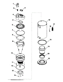 Cyclone parts for Hoover Upright Vacuum U5180-910 from AppliancePartsPros.com