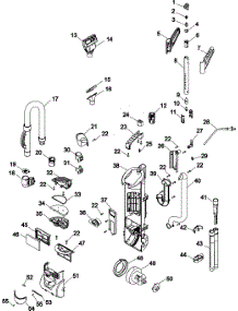 Upper Housing Assy parts for Hoover Upright Vacuum U5180-911 from AppliancePartsPros.com