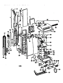 Unit Parts parts for Hoover Upright Vacuum U5223-940 from AppliancePartsPros.com
