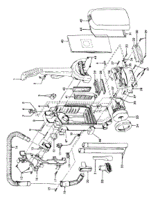 Motor, Handle, Hose, Outerbag parts for Hoover Upright Vacuum U5402-900 from AppliancePartsPros.com