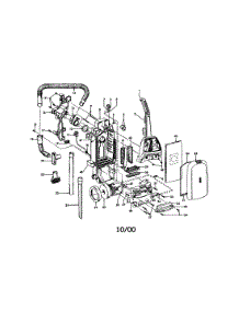Main Body Assembly parts for Hoover Upright Vacuum U5409-990 from AppliancePartsPros.com