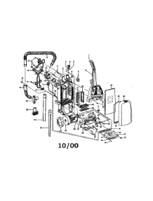 Main Body Assembly parts for Hoover Upright Vacuum U5420-900 from AppliancePartsPros.com
