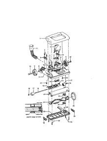 Hood parts for Hoover Upright Vacuum U5436-950 from AppliancePartsPros.com