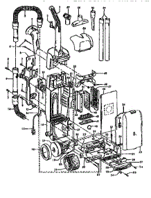 Unit Parts parts for Hoover Upright Vacuum U5445-900 from AppliancePartsPros.com