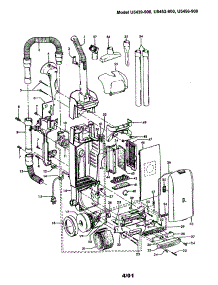Wind Tunnel parts for Hoover Upright Vacuum U5452-900 from AppliancePartsPros.com