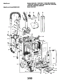 Wind Tunnel parts for Hoover Upright Vacuum U5463-960 from AppliancePartsPros.com