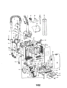 Hose / Motor / Handle parts for Hoover Upright Vacuum U5465-990 from AppliancePartsPros.com