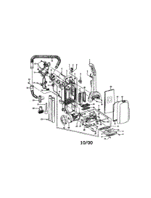 Main Body Assembly parts for Hoover Upright Vacuum U5469-900 from AppliancePartsPros.com
