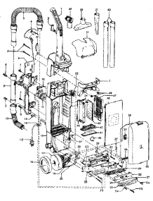 Main Body parts for Hoover Upright Vacuum U5481-900 from AppliancePartsPros.com