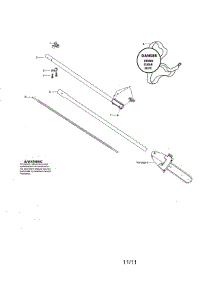 Shaft parts for Poulan Line Trimmer U5500P from AppliancePartsPros.com