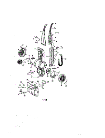 Upper Handle / Motor Cover parts for Hoover Upright Vacuum U5512-900 from AppliancePartsPros.com