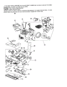 Motor & Housing / Nozzle Base parts for Hoover Upright Vacuum U5780-900 from AppliancePartsPros.com