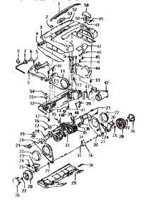 Nozzle And Motor Assembly parts for Hoover Upright Vacuum U6321-930 from AppliancePartsPros.com