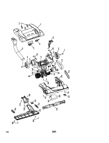 Hood And Agitator parts for Hoover Upright Vacuum U6446-900 from AppliancePartsPros.com