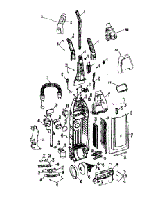 Main Body parts for Hoover Upright Vacuum U6485-900 from AppliancePartsPros.com
