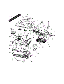 Hood / Agitator / Wheels parts for Hoover Upright Vacuum U6616-900 from AppliancePartsPros.com