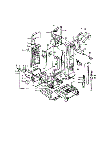 Body parts for Hoover Upright Vacuum U6S01-900 from AppliancePartsPros.com