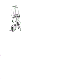 Dust Cup Kit parts for Hoover Upright Vacuum U7071-080 from AppliancePartsPros.com