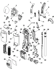 Upper Assembly parts for Hoover Upright Vacuum U8171-900 from AppliancePartsPros.com