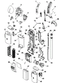 Upper Assembly parts for Hoover Upright Vacuum U8172-950 from AppliancePartsPros.com