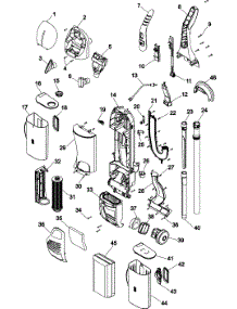 Upper Assembly parts for Hoover Upright Vacuum U8183-950 from AppliancePartsPros.com