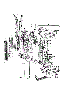Turbopower 500 parts for Hoover Upright Vacuum U8235-930 from AppliancePartsPros.com