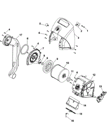 Filter Assembly parts for Hoover Upright Vacuum U8341-900 from AppliancePartsPros.com