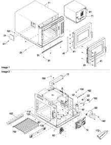Outercase & Electrical parts for Amana Microwave UACE530-P1325901M from AppliancePartsPros.com