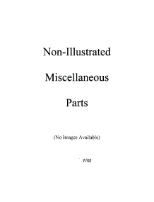 Miscellaeous Information parts for Amana Microwave UC11E-P1325204M from AppliancePartsPros.com