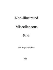 Miscellaeous Information parts for Amana Microwave UC14E-P1325208M from AppliancePartsPros.com