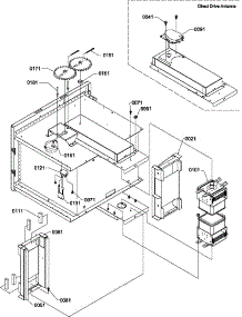 Magnetron / Stirrer Motor parts for Amana Microwave UC1800VP/P1304407M from AppliancePartsPros.com
