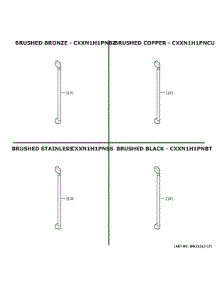Cafe Customization parts for Ge Freestanding Ice Maker UCC15NJCII from AppliancePartsPros.com