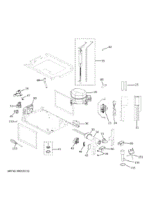 Machine Compartment parts for Ge Freestanding Ice Maker UCC15NPRBII from AppliancePartsPros.com