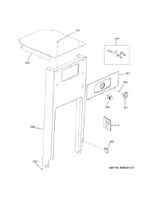 Cabinet & Control Parts parts for Ge Trash Compactor UCG1500N0BB from AppliancePartsPros.com