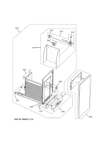 Container Parts parts for Ge Trash Compactor UCG1500N0BB from AppliancePartsPros.com